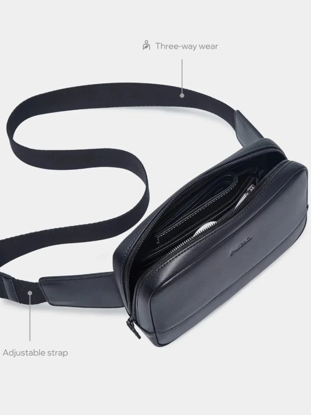 Nex Voyager Crossbody - Obsidian